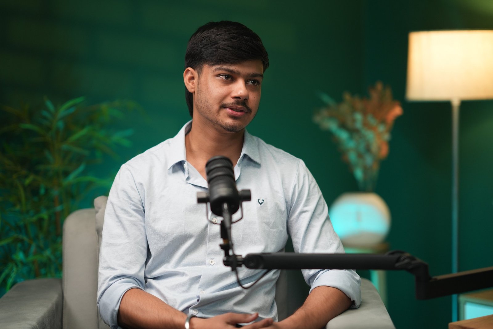 Guest on the Prithvi set at Indian Podcast Studio
