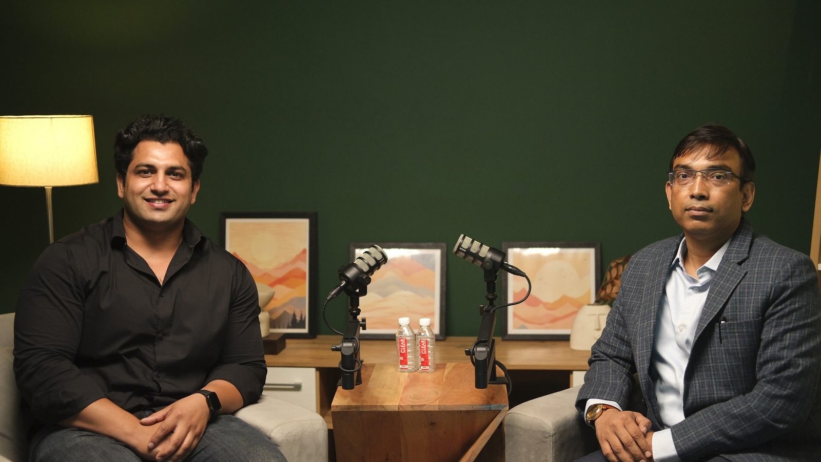 Prithvi set at Indian Podcast Studio